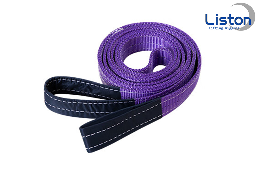 彩色扁平吊裝帶 紫色1噸
